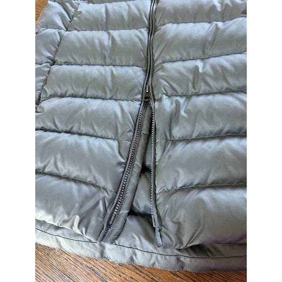 Patagonia Downtown Loft Parka Duck Down Gray Long Length Hood #STY28468 Sz S - Picture 9 of 16